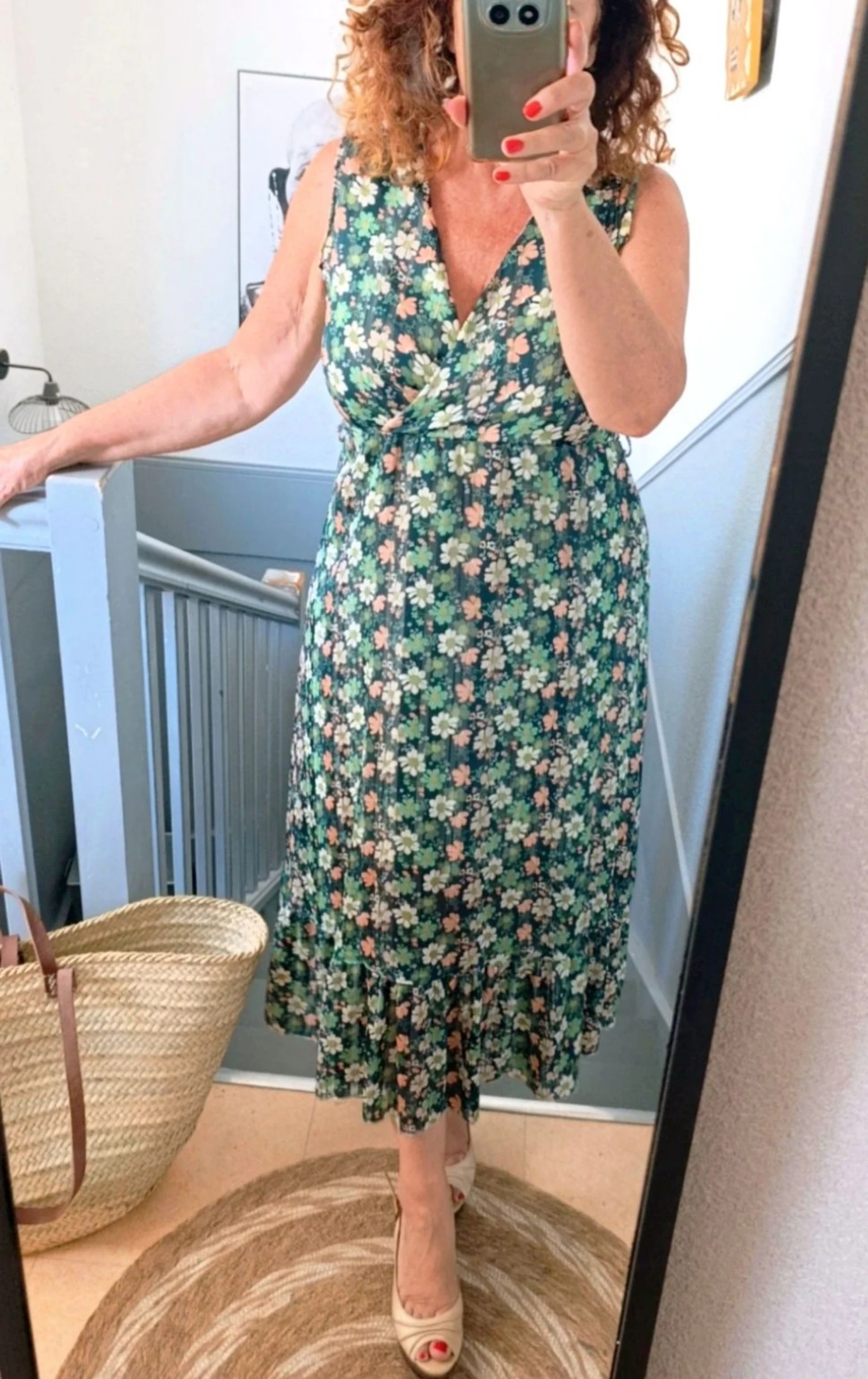 Robe longue fleurie Best Live taille 42 